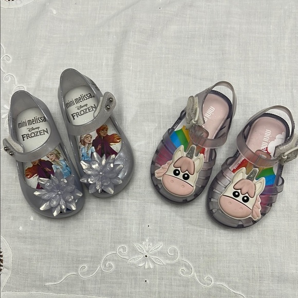 Mini Melissa Other - Lot of 2 Mini Melissa sandals size 5